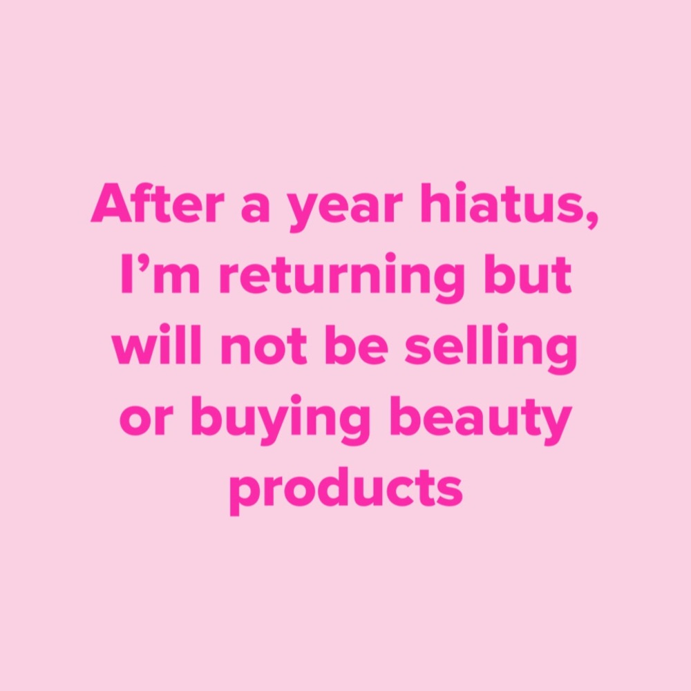 Returning but not to beauty products